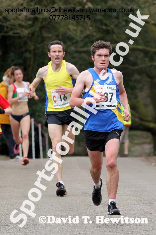 James Walsh (Leeds) on the 3rd leg of the National 12 Stage Relay, National 12 and 6 Stage Relays, Sutton Park, Birmingham. Photo: David T. Hewitson/Sports for All Pics